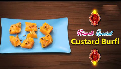 Custard Barfi (Diwali Special)
